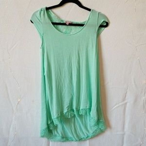 Teal shirt